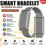 Screenless Smart Wristband 24H Heart Rate Blood Oxygen Stress Sleep Monitor Multi Sport Mode Gesture Photo Fitness Bracelet Hw12