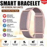 Screenless Smart Wristband 24H Heart Rate Blood Oxygen Stress Sleep Monitor Multi Sport Mode Gesture Photo Fitness Bracelet Hw12