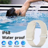 Smart Sports Fitness Bracelet, Heart Rate Blood Oxygen Sleep Monitor Remote Camera Control IP68 Waterproof Activity Tracker Hw12