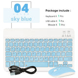 New Portable Wireless Bluetooth Keyboard Without Touchpad Mini Slim Mute Keyboard For IOS Android Windows Universal Office Use