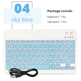 New Portable Wireless Bluetooth Keyboard Without Touchpad Mini Slim Mute Keyboard For IOS Android Windows Universal Office Use