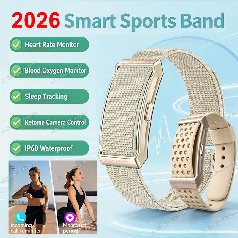 Smart Sports Fitness Bracelet, Heart Rate Blood Oxygen Sleep Monitor Remote Camera Control IP68 Waterproof Activity Tracker Hw12