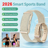 Smart Sports Fitness Bracelet, Heart Rate Blood Oxygen Sleep Monitor Remote Camera Control IP68 Waterproof Activity Tracker Hw12