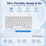 New Portable Wireless Bluetooth Keyboard Without Touchpad Mini Slim Mute Keyboard For IOS Android Windows Universal Office Use