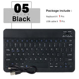 New Portable Wireless Bluetooth Keyboard Without Touchpad Mini Slim Mute Keyboard For IOS Android Windows Universal Office Use