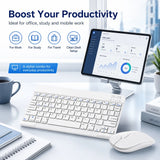 New Portable Wireless Bluetooth Keyboard Without Touchpad Mini Slim Mute Keyboard For IOS Android Windows Universal Office Use