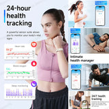 Smart Sports Fitness Bracelet, Heart Rate Blood Oxygen Sleep Monitor Remote Camera Control IP68 Waterproof Activity Tracker Hw12